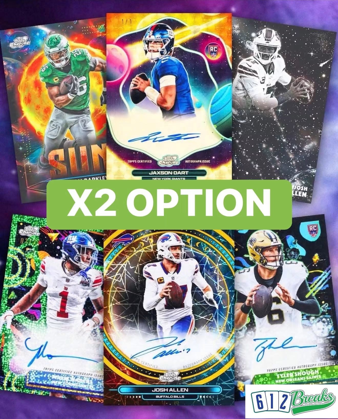 2025 TOPPS CHROME COSMIC FOOTBALL CASE BREAK PYT Break #2417