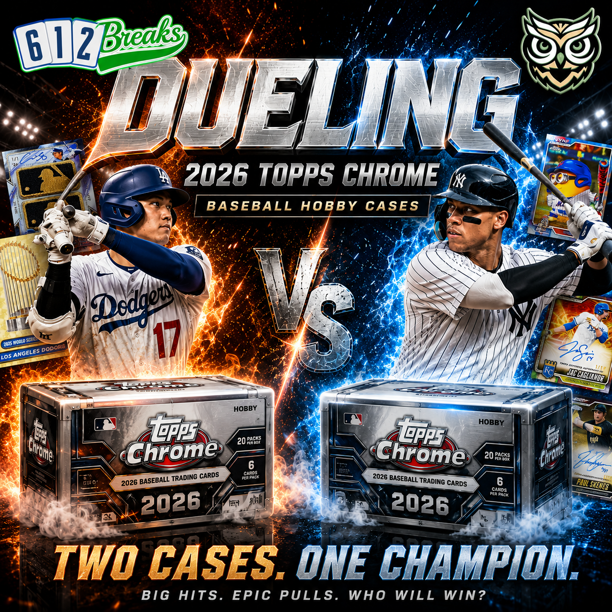 2026 TOPPS CHROME DUELING CASES PYT Break #2476